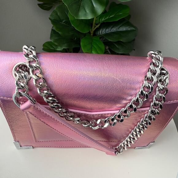 💎✨Authentic Kooples Emily Iridescent Leather Chain Bag - Picture 6 of 6